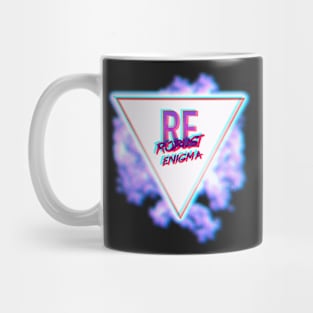 Red/Blue 3D Vaporwave Logo Mug